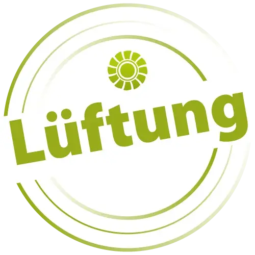 Logo mit Schriftzug "Lüftung".